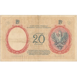 20 złotych 1924 - II EM.A - bardzo ładny stan