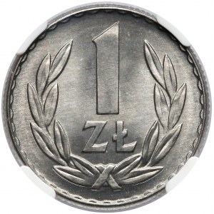 1 złoty 1965 - NGC MS67