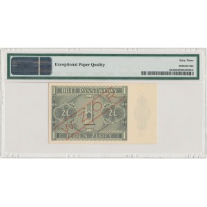 1 złoty 1938 Chrobry - WZÓR - PMG 63 EPQ