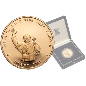 Cabo Verde, 100 escudos 1990 John Paul II