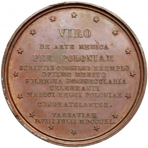 1840r. Medal August Ferdynand Wolff, Warszawa