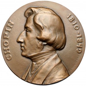 1910r. Medal Chopin 1810-1849 - jednostronny (Lewandowski)