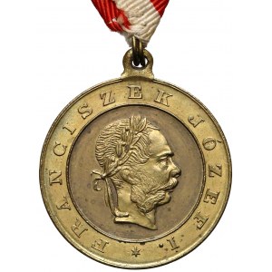 1880r. Medal na pamiątkę pobytu Franciszka Józefa w Galicji