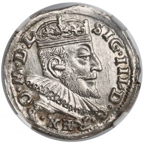 Zygmunt III Waza, Trojak Wilno 1592 - menniczy