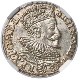 Zygmunt III Waza, Trojak Malbork 1594 - piękny