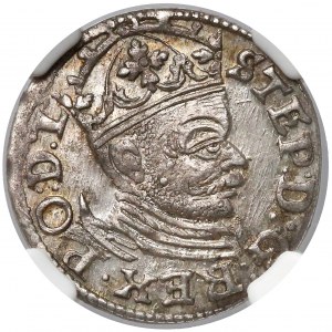 Stefan Batory, Trojak Ryga 1583 - nietypowe L