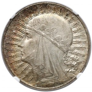 Głowa Kobiety 10 złotych 1932 Warszawa - NGC MS62