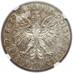 Głowa Kobiety 10 złotych 1932 Warszawa - NGC MS62