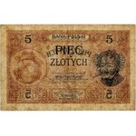 5 złotych 1919 - S.6 A - seria jednocyfrowa - PMG 35