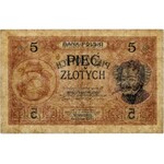 5 złotych 1919 - S.6 A - seria jednocyfrowa - PMG 35