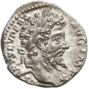 Roman Empire, Septimius Severus, Denarius, Roma 