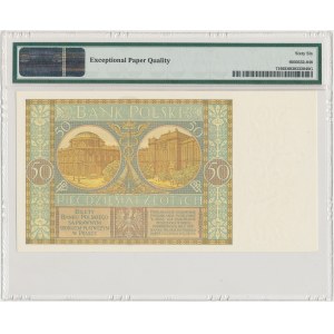 50 złotych 1929 - DL - PMG 66 EPQ