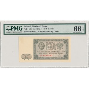 2 złote 1948 - BN - PMG 66 EPQ