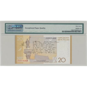 20 złotych 2009 Juliusz Słowacki - PMG 67 EPQ