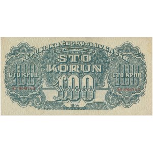 Czechoslovakia, 100 Korun 1944 - BC