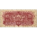 Czechosłowacja, 500 koron 1944 - SPECIMEN AO - dwukrotna perforacja