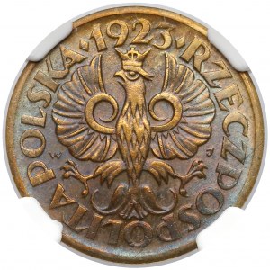 5 groszy 1923 - NGC MS66