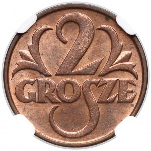 2 grosze 1934 - NGC MS64 RB