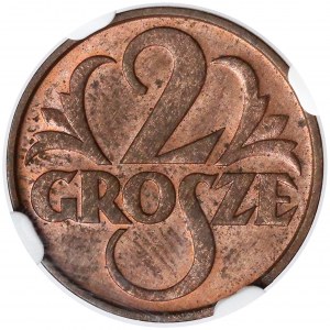 2 grosze 1933 - NGC MS63 RB