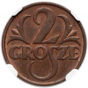 2 grosze 1932 - NGC MS63 RB