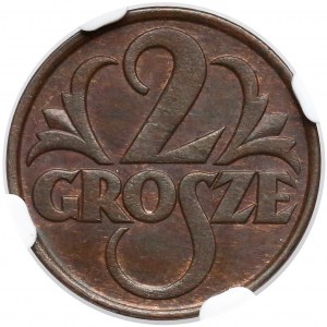 2 grosze 1928 - NGC MS62 BN