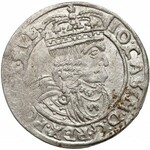 Jan II Kazimierz, Szóstak Lwów 1662 GBA - bez herbu Ślepowron - rzadki