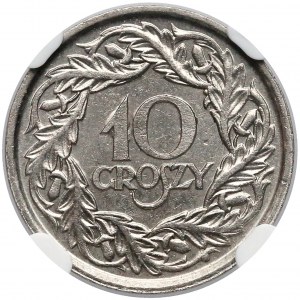 10 groszy 1923 - NGC MS64