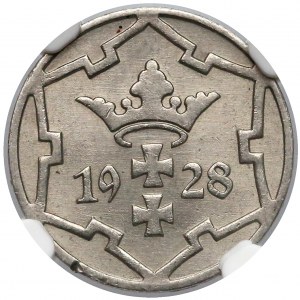Gdańsk, 5 fenigów 1928 - NGC MS63