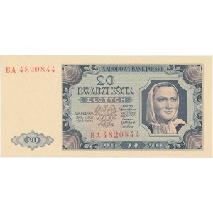 20 złotych 1948 - BA