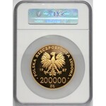 200.000 złotych 1987 Jan Paweł II - 12 uncji czystego złota - NGC PF69 UC