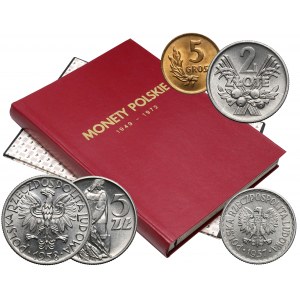 Kolekcja monet PRL 1949-1972 - w większości mennicze