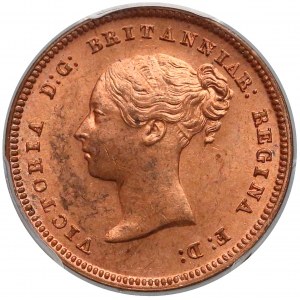 Great Britain, Victoria, 1/2 Farthing 1839 - PCGS MS64 RD