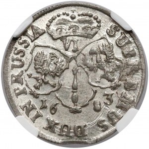 Niemcy, Prusy, Fryderyk Wilhelm, Szóstak 1683 HS