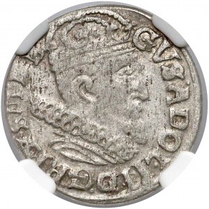 Gustaw II Adolf, Trojak Elbląg 1633 - bardzo rzadki