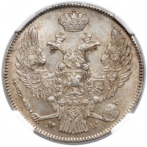 30 kopiejek = 2 złote 1838 MW, Warszawa - NGC MS61