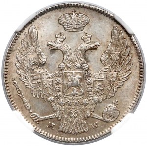 30 kopecks = 2 zloty 1838, Warsaw