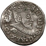Zygmunt III Waza, Trojak ANORMALNY ryski 1566 - rzadki