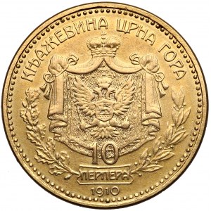Montenegro, Nicholas I of Montenegro, 10 Perpera 1910