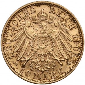Niemcy, Bawaria, 10 marek 1905-D