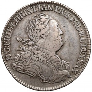 Saksonia, Fryderyk Chrystian, 2/3 talara Drezno 1763