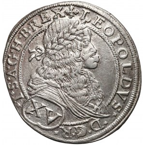 Węgry, Leopold I, 15 krajcarów 1674