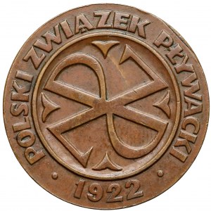 1922r. Medal Polski Związek Pływacki 
