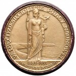 1933r. Medal Bronisław Dembiński - w oryginalnym pudełku Mennicy - z napisem na obrzeżu