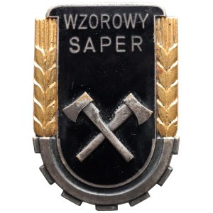 Odznaka LWP - Wzorowy Saper, wzór 51
