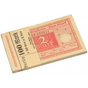 Germany, Bank BUNDLE 2 Mark 1920