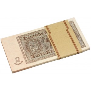 Deutschland, Bank Bündel 2 Rentenmark 1937 - D