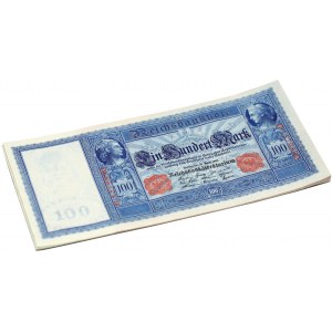 Deutschland, Sammlung von 12 Stücken 100 Mark 1910 - G