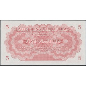 Libya, 5 Piastres 1951