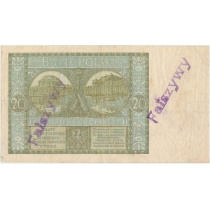 Falsyfikat z epoki 20 złotych 1926