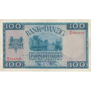 Gdańsk 100 guldenów 1931 - niski numerator